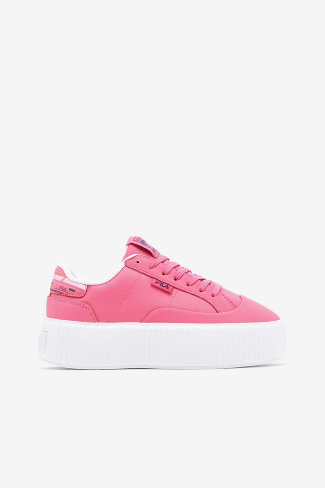 Fila Sandblast Oversole Rolando Pink/White Sneakers Womens - NZ 29163-WJKG